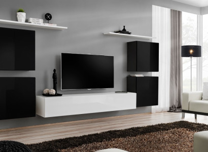 Modern Complete Wall unit Living room Furnishings Luxury wall cabinet Wall shelf