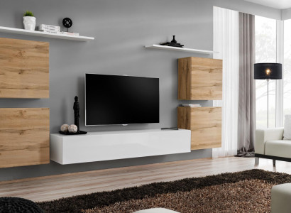 Luxury Living room TV cabinet Wall unit Wall cabinet Shelf tv Wood Wall shelves new