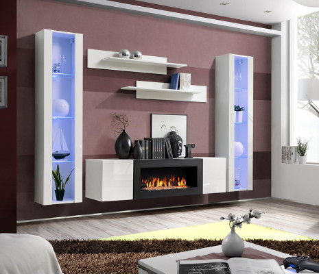 Designer Living room Modern Luxury Furnishings Wall unit Wall Shelves Sideboard