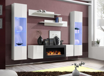Modern Living room furniture Designer Wall unit Wall shelves Sideboard Furnishings