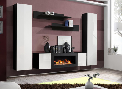 Living room furniture Complete Wall unit Sideboard Wall shelves Luxury Furnishings