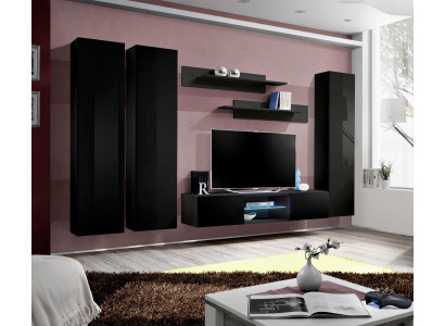 Living room Wall unit TV Stand Sideboard Wood Wall Cabinet Designer Furnishings