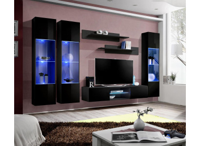 Living room Furniture Wall unit Designer Furnishings Modern Style Wall Shelves