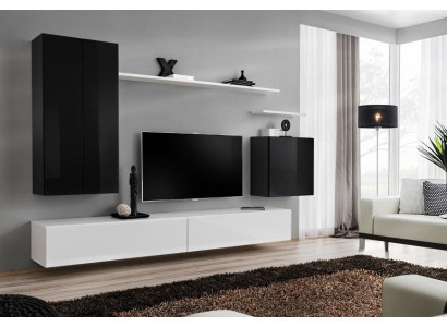 Living room furniture Design Wall unit Wall shelf Luxury White wall cabinet new