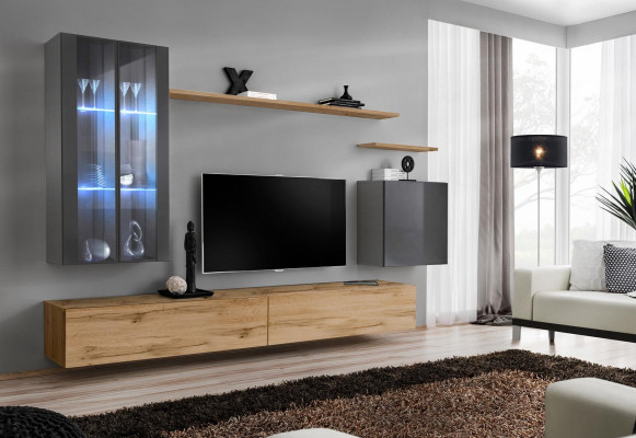 Designer Complete Luxury Suite Living room furniture Shelves Style Modern Sideboard