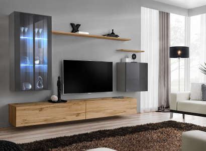 Designer Complete Luxury Suite Living room furniture Shelves Style Modern Sideboard
