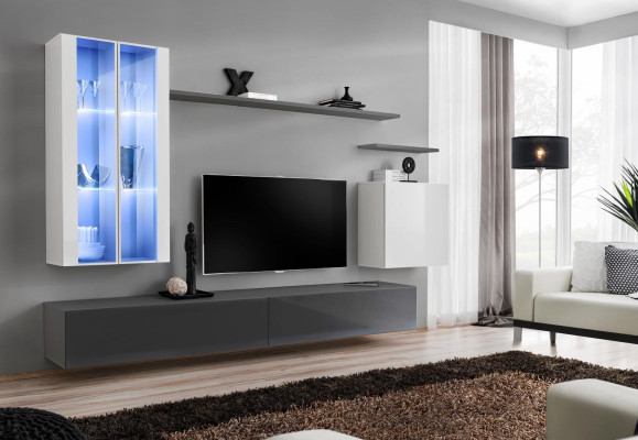Gray Furniture Living room furniture Designer Wooden Furniture Luxury Style Wardrobe Wall Cabinet