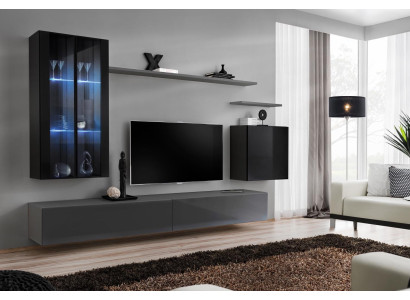 Living room set 3x wall cabinet TV stand living furniture modern designer style