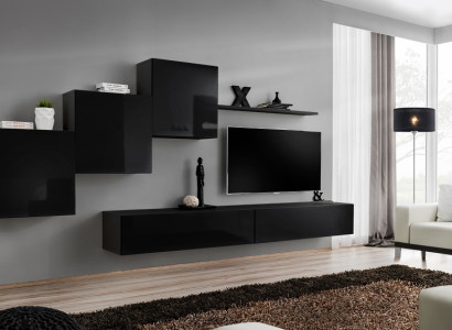 Living room Set Wall unit Wall cabinets TV lowboard Wall Shelf Sideboard Complete