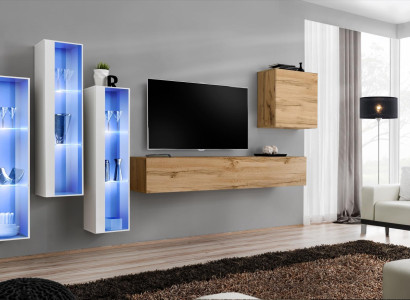 Living room furniture Designer Wall unit TV stand high gloss sideboard wall wardrobe