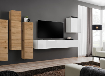 Living room Wall unit Wall cabinet Sideboard Furnishings TV Stand Modern