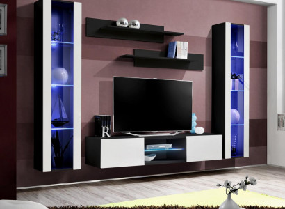 Living room furniture Designer Wall unit Hanging Display case V-Stand new Furnishings