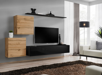 Designer Wall unit Living room furniture Wall shelves Luxury TV Stand Sideboard Modern