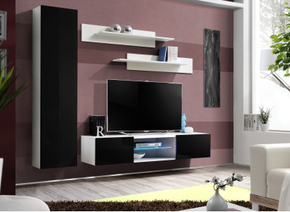 Living room Designer Wall unit Wall Shelves Modern Style Designer Wood Furnishings