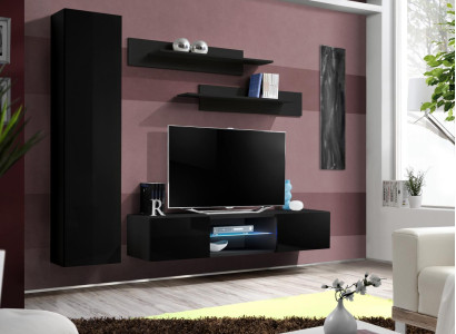 Wall unit Furnishings Wall cabinet Design Wood Designer Modern Suite