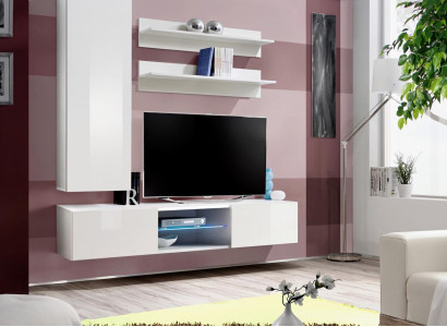Modern Wall unit TV Lowboard Wall Cabinet Wall Shelves Living room Design Furniture