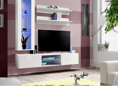 Modern Wall unit TV Lowboard Wall Cabinet Wall Shelves Living room Design Furniture