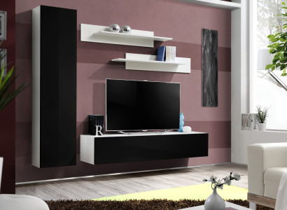 Luxury Wall unit Designer TV Stand Sideboard Furnishings Living room 4-piece set