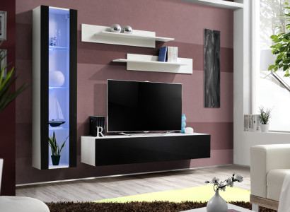 Luxury Set 4pcs Designer Wall unit Living room furniture TV Stand Furnishings Furniture