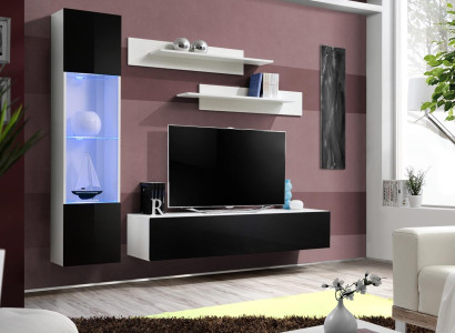 Living room furniture Set Wall unit TV Stand Design Hanging Display case Furnishings Furniture