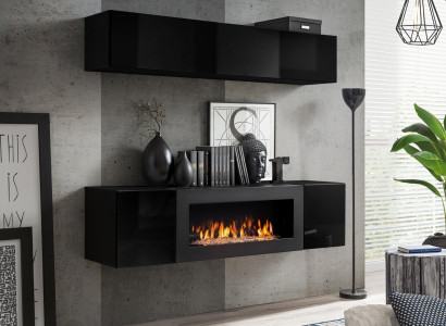 Wall unit complete 2 pieces. Sideboard Luxury High Gloss Furnishings Modern Designer