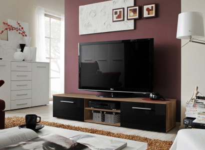 TV stand TV cabinet Lowboard Wall unit Living room furniture Sideboard Wood Modern Design