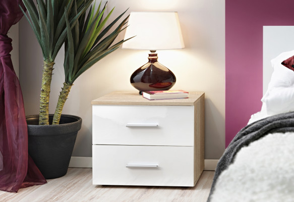 Bedroom Designer Beige Bedside table Modern Furnishings Side tables