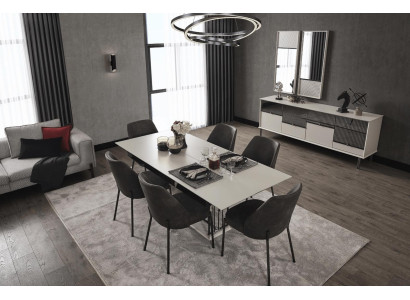 Modern Dining set Designer Dining room set Dining table Chairs Sideboard