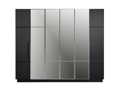 Black Wardrobe Noble Bedroom Furniture Modern New Wardrobe