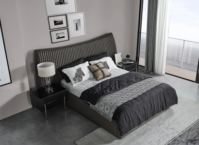 Designer Bedroom Furniture Luxury Double bed 2x Bedside tables Noble Beds
