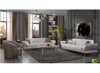 Designer sofa set 3+3+1 Seater Modern Complete e couch set new