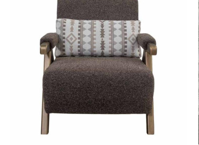 Brown Armchair Designer Single Seater Living room 1-Seater Luxury Chair new
