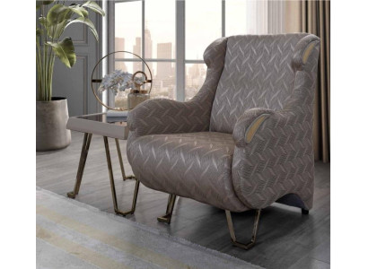 Tauper Designer Armchair Luxury Upholstered furniture Living room Single Seater Modern