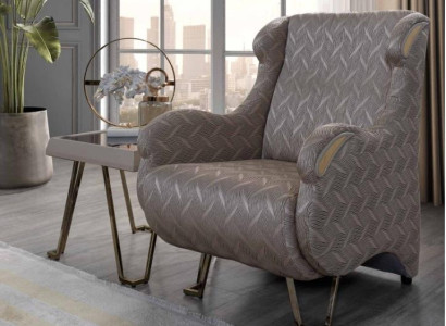 Tauper Designer Armchair Luxury Upholstered furniture Living room Single Seater Modern