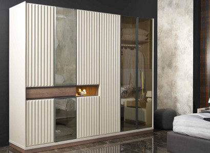 Modern Wardrobe Luxury Wardrobe Wood Bedroom Furniture Design White new