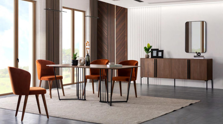 stainless steel Dining table Dining room Living room Modern Tables Design Metal new