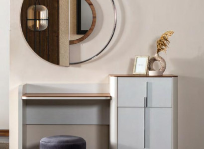Modern White Design Dressing table with Mirror Luxury Bedroom Furniture 2pcs new