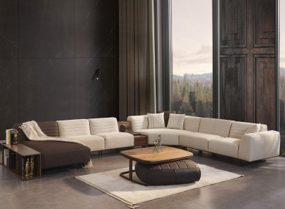 Luxury Corner sofa U-shape Upholstery Sofa Couch Living room Furniture Textile new Furnishings
