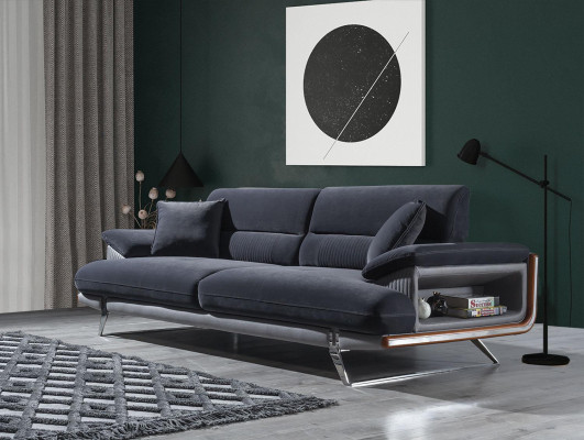 Sofa set Living room 2x Sofa Three-seater Couch Upholstered furniture Luxury Furnishings