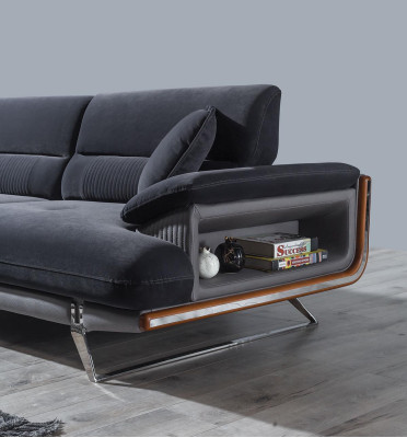 Sofa set Living room 2x Sofa Three-seater Couch Upholstered furniture Luxury Furnishings