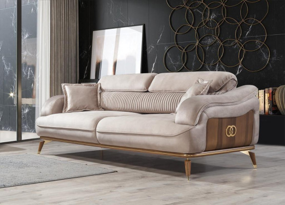 Luxury 2x Sofa Three Seater Living room Set Armchair Upholstery Furnishings Furniture new