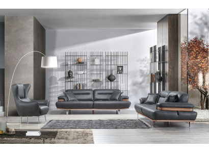 Designer Living room Set 3-piece Three-seater Sofa Furnishings Modern Armchair