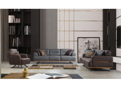 Complete Furnishings Sofa Three Seater Living room Couch Upholstery Armchair new