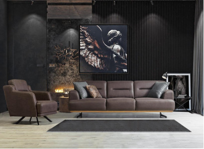 Luxury Furnishings Upholstery Seat Armchair Living room Furniture Sofa Couch Three Seater
