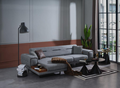 Modern Gray Corner sofa L-shape Living room Sofa Luxury Furnishings new Design