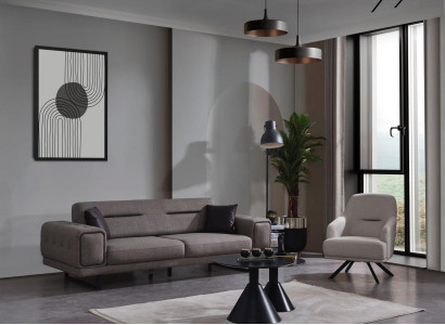 Luxury Sofa Set 2pcs Armchair Luxury Sofa Couch Three Seater Living room Furnishings