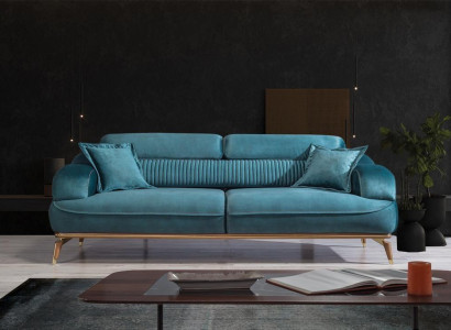 Modern Sofa Three Seater Couch Living room Furnishings Upholstery Seat Luxury Furniture