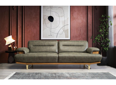 Three Seater Sofa Couch Modern Furniture Living room Furnishings Upholstery Seat