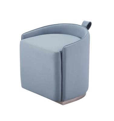Armchair Leather Stool Luxury Modern Design Living room Furniture Leather