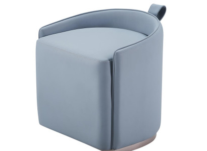 Armchair Leather Stool Luxury Modern Design Living room Furniture Leather